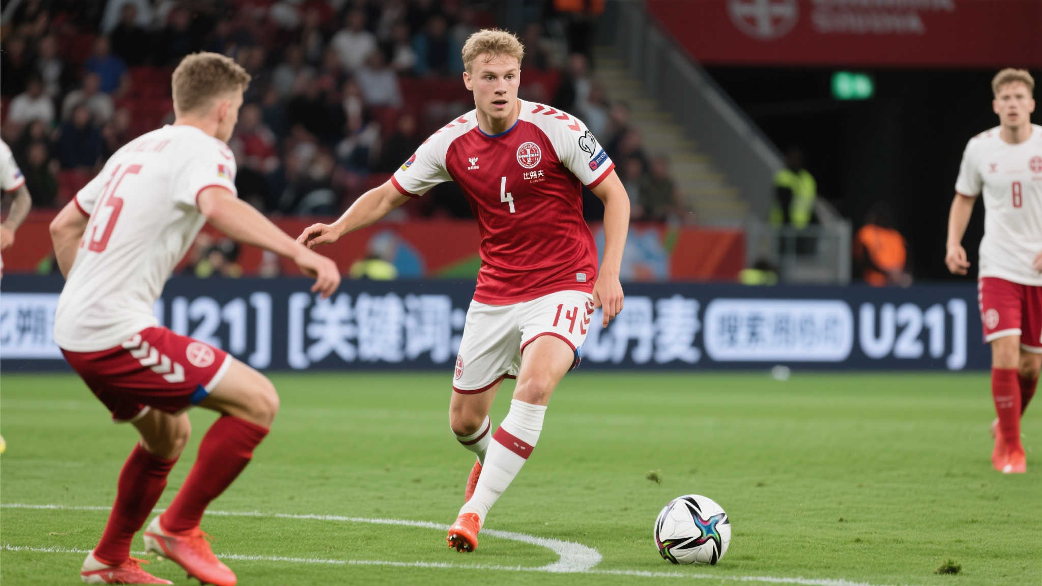 朔夫远射建功！丹麦U21暂时领先法国U21